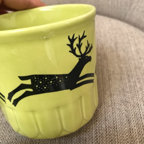Royal Alma reindeer caribou mugs green set of 5 - Picture 8 of 8